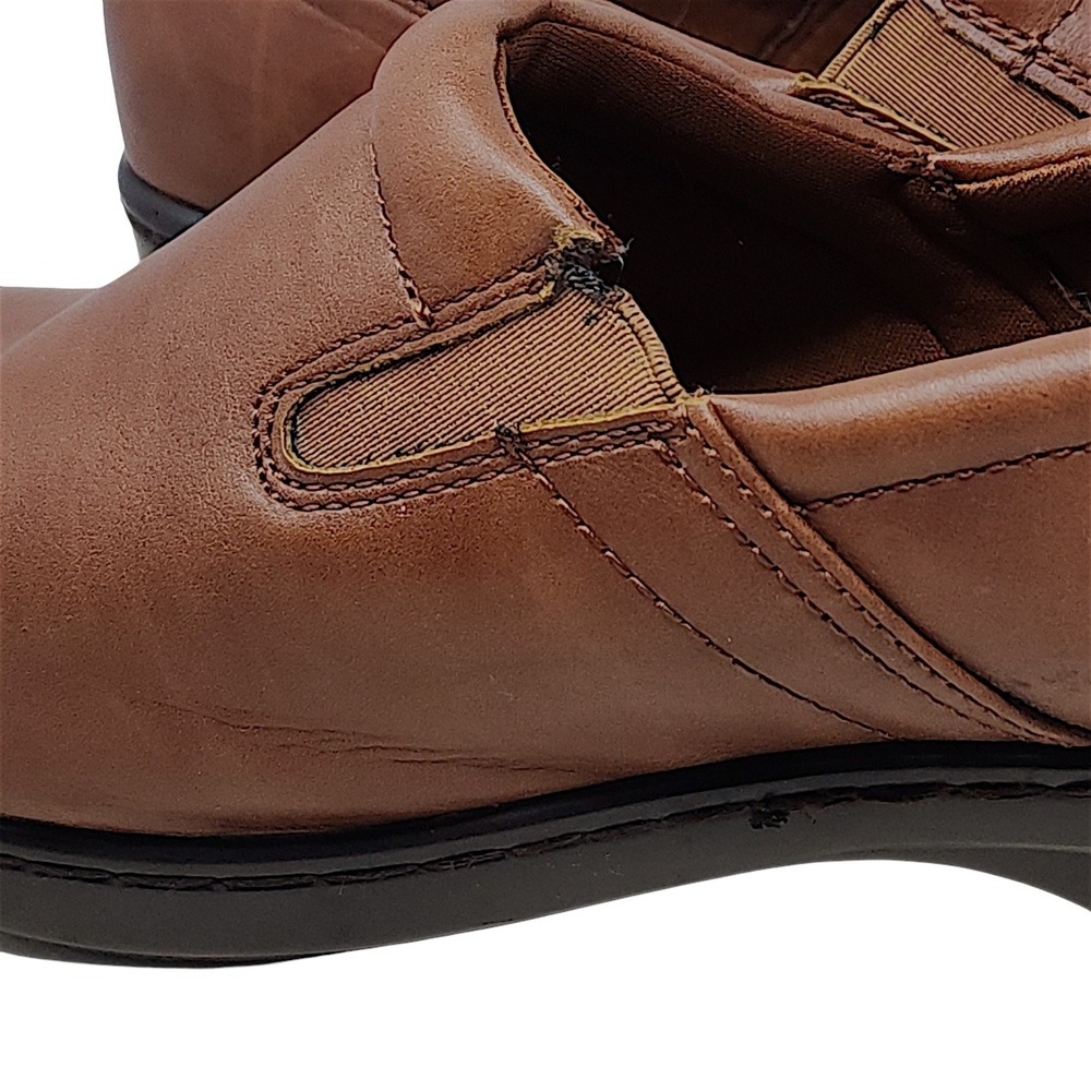 Cloudwalkers Clogs 11W Womens Barrow Brown Slip On Comfort Work Shoes Nursing - Picture 7 of 14